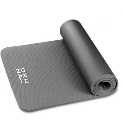 DRUNA Tapete de ioga NBR multi usos, desportos, pilates, ioga, exercícios, antiderrapante, ioga Mat, tapete de espessura de 1 cm. E 1,5 cm. DRUNA Tapete de ioga NBR multi usos, desportos, pilates, ioga, exercícios, antiderrapante, ioga Mat, tapete de espessura de 1 cm. E 1,5 cm.