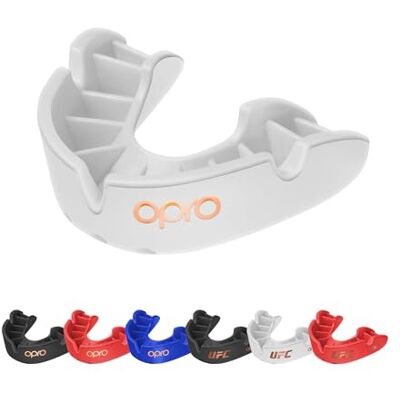 OPRO Protetor Bucal Nível Bronze – Ajuste Essencial para Adultos e Crianças – Protetor Bucal para Boxe, MMA, BJJ, Rugby e Hóquei – Moldagem Fácil – com Garantia Dentária Incluída OPRO Protetor Bucal Nível Bronze – Ajuste Essencial para Adultos e Crianças – Protetor Bucal para Boxe, MMA, BJJ, Rugby e Hóquei – Moldagem Fácil – com Garantia Dentária Incluída