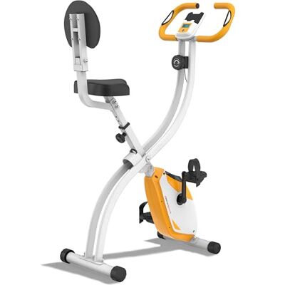 Ultrasport F-Bike Bicicleta estática dobrável até 130 kg, extra silencioso com selim de conforto ajustável, bicicleta estática dobrável indoor, bicicletas estáticas Ultrasport F-Bike Bicicleta estática dobrável até 130 kg, extra silencioso com selim de conforto ajustável, bicicleta estática dobrável indoor, bicicletas estáticas