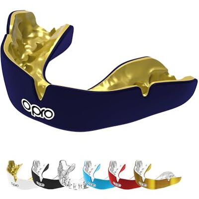 OPRO Protetor bucal Instant Custom-Fit para adultos e crianças bocal para boxe, MMA, BJJ, Rugby e Hóquei Auto-ajustável com garantia dentária incluída OPRO Protetor bucal Instant Custom-Fit para adultos e crianças bocal para boxe, MMA, BJJ, Rugby e Hóquei Auto-ajustável com garantia dentária incluída
