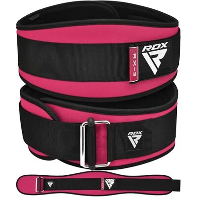RDX 6,5" Cinto de ginásio para musculação levantamento de pesos, suporte lombar acolchoado, treino de peso cinto para halterofilismo Powerlifting Fitness Gym casa exercício, homem mulheres RDX 6,5" Cinto de ginásio para musculação levantamento de pesos, suporte lombar acolchoado, treino de peso cinto para halterofilismo Powerlifting Fitness Gym casa exercício, homem mulheres