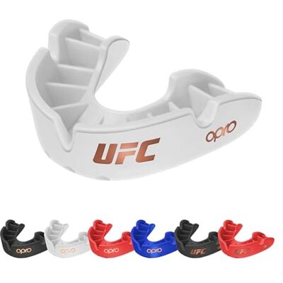 OPRO Protetor bucal nível bronze ajuste essencial para adultos e crianças bocal para boxe, MMA, BJJ, Rugby e Hóquei Moldagem fácil com garantia dentária incluída OPRO Protetor bucal nível bronze ajuste essencial para adultos e crianças bocal para boxe, MMA, BJJ, Rugby e Hóquei Moldagem fácil com garantia dentária incluída
