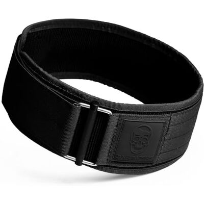 Gymreapers Cinto de levantamento de pesos de bloqueio rápido para culturismo, levantamento de pesos, treino cruzado neoprene de 4 polegadas com fivela de metal suporte para as costas Gymreapers Cinto de levantamento de pesos de bloqueio rápido para culturismo, levantamento de pesos, treino cruzado neoprene de 4 polegadas com fivela de metal suporte para as costas
