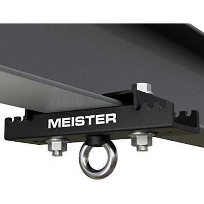Meister Suporte de suspensão de braçadeira para boxe e artes marciais mistas, correias de suspensão e acessórios de teto, preto, 8,9 cm 14 cm Meister Suporte de suspensão de braçadeira para boxe e artes marciais mistas, correias de suspensão e acessórios de teto, preto, 8,9 cm 14 cm