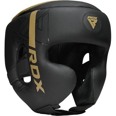 RDX Capacetes de boxe Helmet MMA para treino e muay thai, Maya Hide couro Kara Head Guard, ideal para Grappling, Sparring, artes marciais Kickboxing, karatê, BJJ, Taekwondo RDX Capacetes de boxe Helmet MMA para treino e muay thai, Maya Hide couro Kara Head Guard, ideal para Grappling, Sparring, artes marciais Kickboxing, karatê, BJJ, Taekwondo