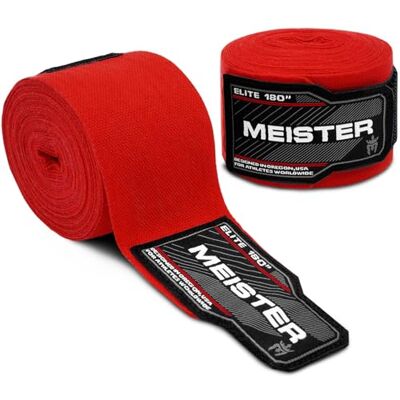 Meister Elite Luvas para adultos, 457,2 cm, para artes marciais mistas e boxe, 1 par, cor vermelho sangue Meister Elite Luvas para adultos, 457,2 cm, para artes marciais mistas e boxe, 1 par, cor vermelho sangue