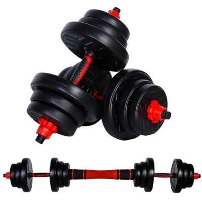 CCLIFE ZERRO Conjunto de pesos ajustável 2 em 1, 2 unidades, com barras para halteres e pesos, profissional, com tubo de união de aço, pesos 20, 30 e 40 kg CCLIFE ZERRO Conjunto de pesos ajustável 2 em 1, 2 unidades, com barras para halteres e pesos, profissional, com tubo de união de aço, pesos 20, 30 e 40 kg