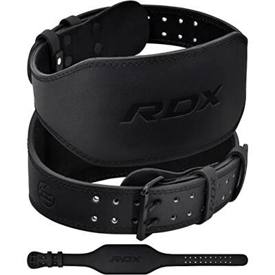 RDX 10 cm x 15 cm Ginásio Cinturão de Levantamento de Pesos, Couro Suporte Lombar Acolchoado, 10 Furos Ajustável, Musculação Treinamento Peso Cinturão Halterofília Powerlifting Fitness Academia RDX 10 cm x 15 cm Ginásio Cinturão de Levantamento de Pesos, Couro Suporte Lombar Acolchoado, 10 Furos Ajustável, Musculação Treinamento Peso Cinturão Halterofília Powerlifting Fitness Academia