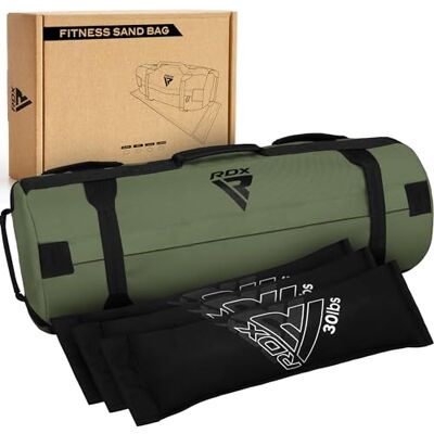 RDX Sandbag Bolsa de Areia de Treinamento, 2kg a 90kg Sacos de Peso Fitness para Levantamento, Saco de Areia com Vazia Ajustável para Academia Funcional e Potenciamento Muscular Vendido como SEM RDX Sandbag Bolsa de Areia de Treinamento, 2kg a 90kg Sacos de Peso Fitness para Levantamento, Saco de Areia com Vazia Ajustável para Academia Funcional e Potenciamento Muscular Vendido como SEM