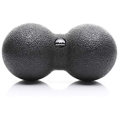 BODYMATE Bola de massagem preta, bola de massagem para treino miofascial, diâmetro 8 cm BODYMATE Bola de massagem preta, bola de massagem para treino miofascial, diâmetro 8 cm