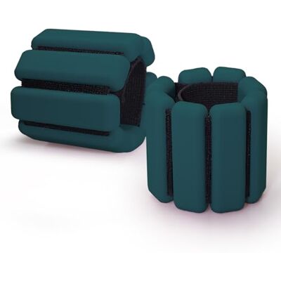 QinyOulhause 2 peças de pesos ajustáveis para pulso e tornozelo, pulseira pesos ajustável, peso ajustável no tornozelo para ioga, pilates, corrida, natação e treino de força QinyOulhause 2 peças de pesos ajustáveis para pulso e tornozelo, pulseira pesos ajustável, peso ajustável no tornozelo para ioga, pilates, corrida, natação e treino de força