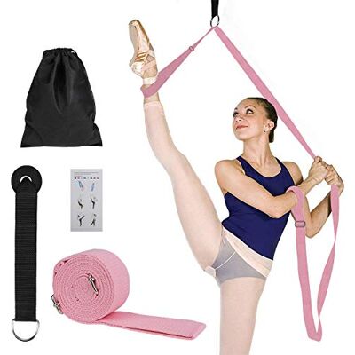 MaoXinTek Correia de ioga, balé, faixa elástica para pernas, cinto equipamento fita para perna de alongamento para dança, ginásio, treino de ginásio, taekwondo MaoXinTek Correia de ioga, balé, faixa elástica para pernas, cinto equipamento fita para perna de alongamento para dança, ginásio, treino de ginásio, taekwondo