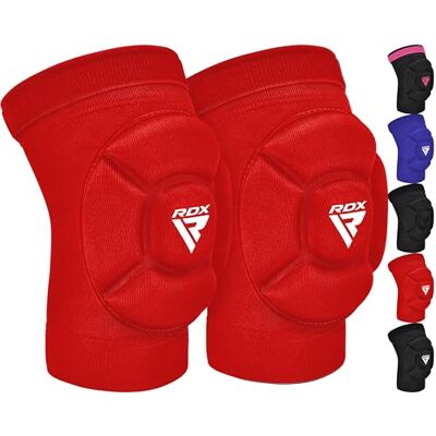 RDX Protetores de Joelho MMA, Ajustáveis Esponja Grossa Antiderrapante para Esportes de Combate, Kickboxing, Artes Marciais Mixtas, Múltiplos Esportes, Unisex, Basquetebol, Ciclismo, Ginásio, Voleibol RDX Protetores de Joelho MMA, Ajustáveis Esponja Grossa Antiderrapante para Esportes de Combate, Kickboxing, Artes Marciais Mixtas, Múltiplos Esportes, Unisex, Basquetebol, Ciclismo, Ginásio, Voleibol