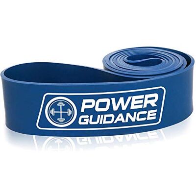 POWER GUIDANCE Faixas elásticas de resistência Pull Up exercício da aptidão do treino bandas aparelhos de ginástica início borracha natural (azul, 29-79 kg) POWER GUIDANCE Faixas elásticas de resistência Pull Up exercício da aptidão do treino bandas aparelhos de ginástica início borracha natural (azul, 29-79 kg)
