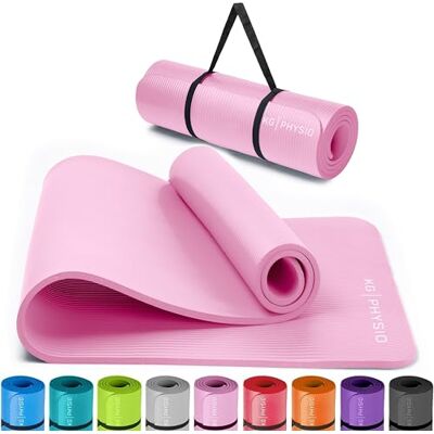KG Physio Tapete de Yoga Esteira de Yoga Antiderrapante Extra Grossa 183 cm x 60 cm x 8 mm com Alça de Ombro Fabricada com NBR para garantir que seja uma esteira de yoga grossa. KG Physio Tapete de Yoga Esteira de Yoga Antiderrapante Extra Grossa 183 cm x 60 cm x 8 mm com Alça de Ombro Fabricada com NBR para garantir que seja uma esteira de yoga grossa.