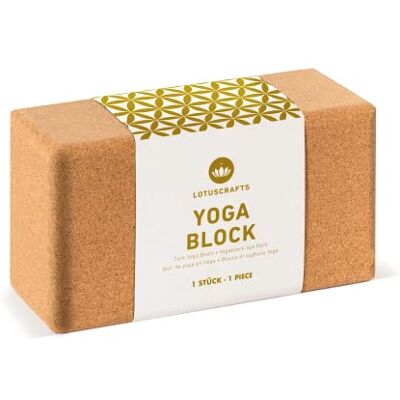 Lotuscrafts Bloco de ioga de cortiça Supra Grip fabricação ecológica bloco de ioga de cortiça natural bloco de cortiça para ioga e pilates pequeno Lotuscrafts Bloco de ioga de cortiça Supra Grip fabricação ecológica bloco de ioga de cortiça natural bloco de cortiça para ioga e pilates pequeno