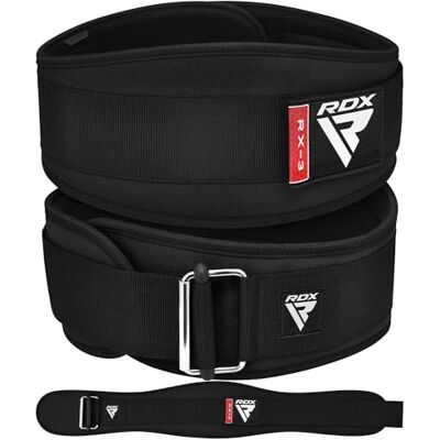 RDX 16,5 cm Cinturão de Ginásio Musculação Levantamento de Pesos, Suporte Lombar Acolchoado, Cinturão de Peso para Treino de Halterofília Powerlifting Fitness Gym Casa Exercício, Homem Mulher RDX 16,5 cm Cinturão de Ginásio Musculação Levantamento de Pesos, Suporte Lombar Acolchoado, Cinturão de Peso para Treino de Halterofília Powerlifting Fitness Gym Casa Exercício, Homem Mulher