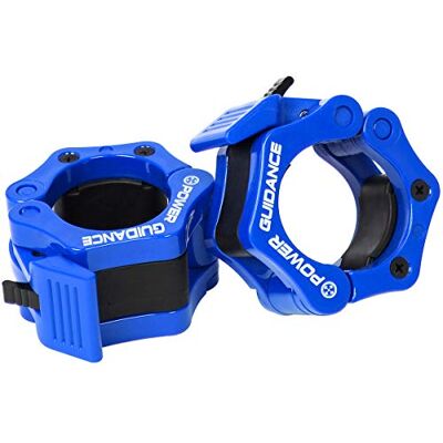 POWER GUIDANCE Abraçadeiras de Halteres para Barras Olímpicas 50mm Fechos de Barra Abraçadeiras de Batente para Barras de Pesos com Bloqueio Fecho de Fixação Rápida e Segura (1 par) POWER GUIDANCE Abraçadeiras de Halteres para Barras Olímpicas 50mm Fechos de Barra Abraçadeiras de Batente para Barras de Pesos com Bloqueio Fecho de Fixação Rápida e Segura (1 par)