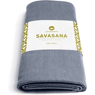Lotuscrafts Savasana Manta de Yoga (algodão, 200 x 150 cm, 100% algodão) Lotuscrafts Savasana Manta de Yoga (algodão, 200 x 150 cm, 100% algodão)