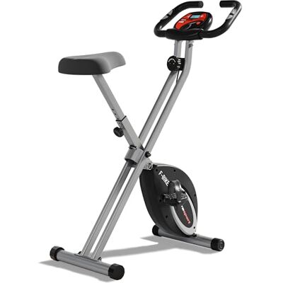 Ultrasport F-Bike, Treinador de Bicicleta, treina em casa, bicicleta de aptidão dobrável, computador de treino integrado, sensores de pulso na mão, dobrável, 8 níveis de resistência, ideal para Ultrasport F-Bike, Treinador de Bicicleta, treina em casa, bicicleta de aptidão dobrável, computador de treino integrado, sensores de pulso na mão, dobrável, 8 níveis de resistência, ideal para
