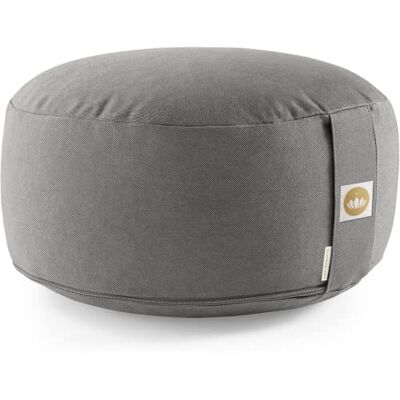 Lotuscrafts Almofada Redonda de Chão para Meditação e Ioga Lotus Altura 15 cm Enchimento de Espelta Capa em Algodão Lavável Zafu de Meditação Almofada para o Chão Almofada de Ioga Lotuscrafts Almofada Redonda de Chão para Meditação e Ioga Lotus Altura 15 cm Enchimento de Espelta Capa em Algodão Lavável Zafu de Meditação Almofada para o Chão Almofada de Ioga