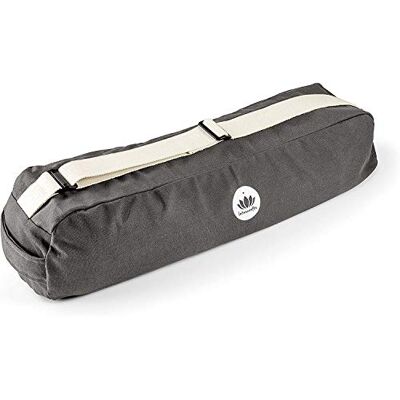 Lotuscrafts – Capa de yoga Pune – Algodão orgânico justo e ecológico – Espaço extra para esteiras de yoga e acessórios de yoga, Antracite Lotuscrafts – Capa de yoga Pune – Algodão orgânico justo e ecológico – Espaço extra para esteiras de yoga e acessórios de yoga, Antracite