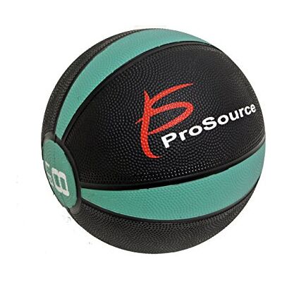 Prosourcefit 3,6kg Bola de Medicina de Borracha Verde - Treinamento de Força do Core Prosourcefit 3,6kg Bola de Medicina de Borracha Verde - Treinamento de Força do Core