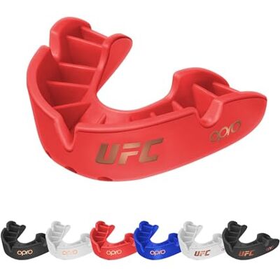 OPRO Protetor bucal de nível bronze, ajuste essencial para adultos e crianças, boca para boxe, MMA, BJJ, rugby e hóquei, moldagem fácil, com garantia dentária incluída OPRO Protetor bucal de nível bronze, ajuste essencial para adultos e crianças, boca para boxe, MMA, BJJ, rugby e hóquei, moldagem fácil, com garantia dentária incluída