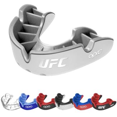 OPRO Protetor bucal nível prata ajuste essencial para adultos e crianças bocal para boxe, MMA, BJJ, Rugby e Hóquei Moldagem fácil com garantia dentária incluída OPRO Protetor bucal nível prata ajuste essencial para adultos e crianças bocal para boxe, MMA, BJJ, Rugby e Hóquei Moldagem fácil com garantia dentária incluída