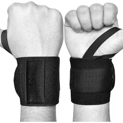 AQF Pulseiras ginásio homem e mulher (Par) IPL USPA aprovado levantamento de pesos Wrist Wraps pulseiras desportivas para ginásio e músculos acessórios para ginásio fitness (preto completo) AQF Pulseiras ginásio homem e mulher (Par) IPL USPA aprovado levantamento de pesos Wrist Wraps pulseiras desportivas para ginásio e músculos acessórios para ginásio fitness (preto completo)