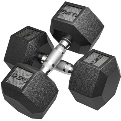 HOMCOM 2x4/5/6/8/10/12,5/15/17,5 kg Conjunto de mangas hexagonais Ferro fundido, revestimentos de borracha, conjunto de pesos com barras de conexão, treino em casa, ginásio HOMCOM 2x4/5/6/8/10/12,5/15/17,5 kg Conjunto de mangas hexagonais Ferro fundido, revestimentos de borracha, conjunto de pesos com barras de conexão, treino em casa, ginásio