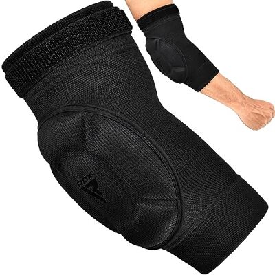 RDX MMA Coderas, Aprovado SATRA, Protetores de Cotovelo, Codeira de Antebraço Acolchoada com Compressão para Muay Thai, Kickboxing, Taekwondo, Boxe, Fitness, Voleibol, Luta Livre, Basquetebol, Homens RDX MMA Coderas, Aprovado SATRA, Protetores de Cotovelo, Codeira de Antebraço Acolchoada com Compressão para Muay Thai, Kickboxing, Taekwondo, Boxe, Fitness, Voleibol, Luta Livre, Basquetebol, Homens