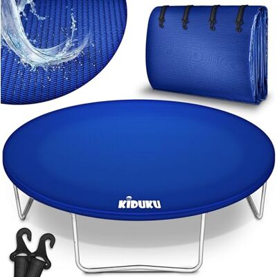 KIDUKU Capa protetora para cama elástica 244 427 cm, capa de proteção para trampolim, impermeável, anti-desgaste e resistente a raios UVA KIDUKU Capa protetora para cama elástica 244 427 cm, capa de proteção para trampolim, impermeável, anti-desgaste e resistente a raios UVA