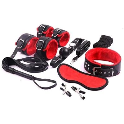 Generic Um conjunto de oito peças vermelhas com decorações couro e equipamentos desportivos ajustáveis, exercícios ioga banda elástica suave tamanho ajustável é muito adequado para a vida casais. Generic Um conjunto de oito peças vermelhas com decorações couro e equipamentos desportivos ajustáveis, exercícios ioga banda elástica suave tamanho ajustável é muito adequado para a vida casais.