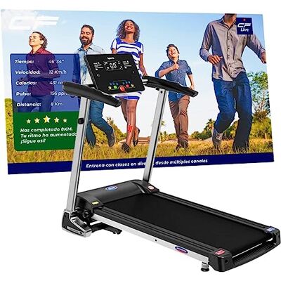Clover fitness Fita de corrida Clover A8 dobrável e inclinável, 12,8 KM/H, motor 3,0 HP, 5 camadas de amortecimento e ecrã LED com controlo de velocidade Clover fitness Fita de corrida Clover A8 dobrável e inclinável, 12,8 KM/H, motor 3,0 HP, 5 camadas de amortecimento e ecrã LED com controlo de velocidade