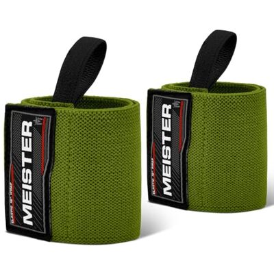 Meister Pulseiras elásticas de 18 polegadas, suporte resistente para levantamento de pesos, força e treino cruzado Meister Pulseiras elásticas de 18 polegadas, suporte resistente para levantamento de pesos, força e treino cruzado