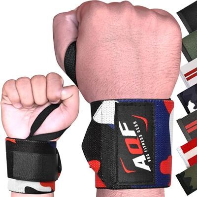 AQF Pulseiras Gym homem e mulher (Par) IPL USPA aprovado levantamento de pesos Wrist Wraps pulseiras desportivas para ginásio e músculos acessórios para ginásio fitness (multi camuflagem) AQF Pulseiras Gym homem e mulher (Par) IPL USPA aprovado levantamento de pesos Wrist Wraps pulseiras desportivas para ginásio e músculos acessórios para ginásio fitness (multi camuflagem)