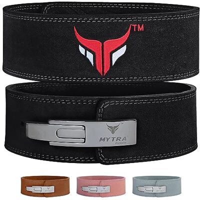 Mytra Fusion cinto ginásio Couro Genuíno cinto powerlifting, cinto academia homem & mulher cinto halterofilia para Ginásio, Treinamento, Levantamento de Pesos, Agachamentos e Musculação (Preto, M) Mytra Fusion cinto ginásio Couro Genuíno cinto powerlifting, cinto academia homem & mulher cinto halterofilia para Ginásio, Treinamento, Levantamento de Pesos, Agachamentos e Musculação (Preto, M)