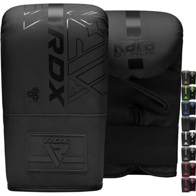 RDX - Kara Maya Leather - Preto - PU-Mold - Luvas de boxe RDX - Kara Maya Leather - Preto - PU-Mold - Luvas de boxe