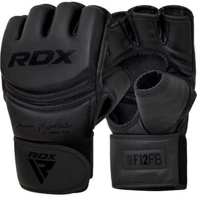 RDX Luvas MMA Artes Marciais Treinamento, Maya Hide Couro Grappling Guantillas, Profissional Palma Aberta, Luvas de Boxe Saco de Boxe Muay Thai Kickboxing Sparring, Luta Livre Combate, Masculino RDX Luvas MMA Artes Marciais Treinamento, Maya Hide Couro Grappling Guantillas, Profissional Palma Aberta, Luvas de Boxe Saco de Boxe Muay Thai Kickboxing Sparring, Luta Livre Combate, Masculino
