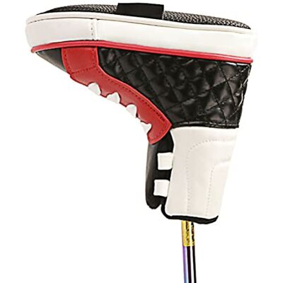 Edinber Capa de cabeça de taco de golfe, capas de golfe para putter club divertido sapato em forma de PU de couro putter putter protetor de clube para todas as marcas Putter Clubs Edinber Capa de cabeça de taco de golfe, capas de golfe para putter club divertido sapato em forma de PU de couro putter putter protetor de clube para todas as marcas Putter Clubs