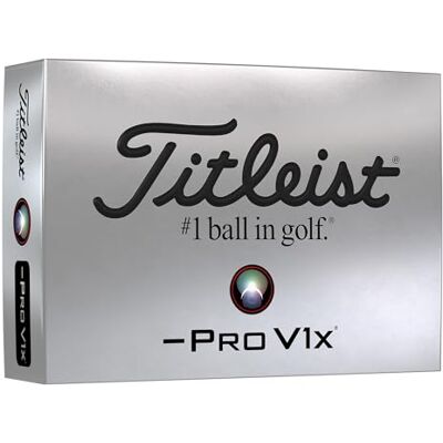 Titleist Pro V1x Bolas de golfe esquerdas Titleist Pro V1x Bolas de golfe esquerdas