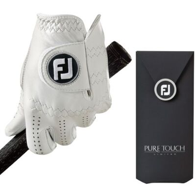 Footjoy Pure Touch Luva de golfe para a mão esquerda para homem Footjoy Pure Touch Luva de golfe para a mão esquerda para homem