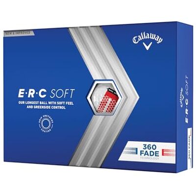 Callaway ERC Soft 360 Fade Technology, bolas de golfe 2023 Callaway ERC Soft 360 Fade Technology, bolas de golfe 2023