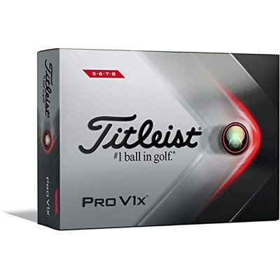 Titleist Bolas de golfe Pro V1X alta NUMERAÇÃO branca Titleist Bolas de golfe Pro V1X alta NUMERAÇÃO branca