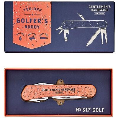 Gentlemen's Hardware Gentlemen Hardware ferramenta multiusos para golfe Gentlemen's Hardware Gentlemen Hardware ferramenta multiusos para golfe