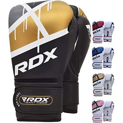 RDX Luvas de boxe Muay Thai treino, Maya Hide couro, Ego Boxing Gloves para Sparring Kickboxing saco luvas de boxe MMA Fight Training, homens mulheres, 8 10 12 14 16 oz RDX Luvas de boxe Muay Thai treino, Maya Hide couro, Ego Boxing Gloves para Sparring Kickboxing saco luvas de boxe MMA Fight Training, homens mulheres, 8 10 12 14 16 oz