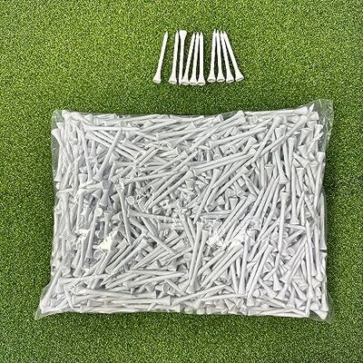 HH-GOLF T-shirts de golfe de madeira branca de 70 mm, resistentes, biodegradáveis, embalagem de 1000 unidades HH-GOLF T-shirts de golfe de madeira branca de 70 mm, resistentes, biodegradáveis, embalagem de 1000 unidades