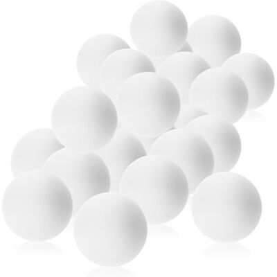 com-four ® Esferas de jogo 24 x de ABS bolas brancas de tamanho padrão, esferas ideais para Beer Pong e treino recreativo (24 x weiß) com-four ® Esferas de jogo 24 x de ABS bolas brancas de tamanho padrão, esferas ideais para Beer Pong e treino recreativo (24 x weiß)