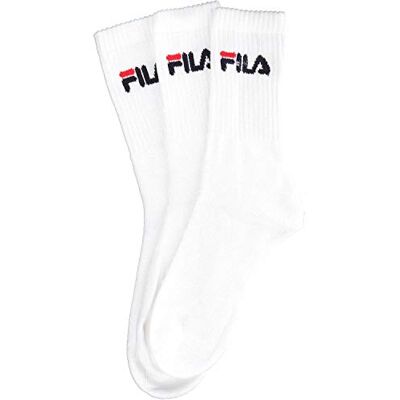 FILA Tennis Fashion Meias de Ténis (Pacote de 3) Unisex Adulto FILA Tennis Fashion Meias de Ténis (Pacote de 3) Unisex Adulto